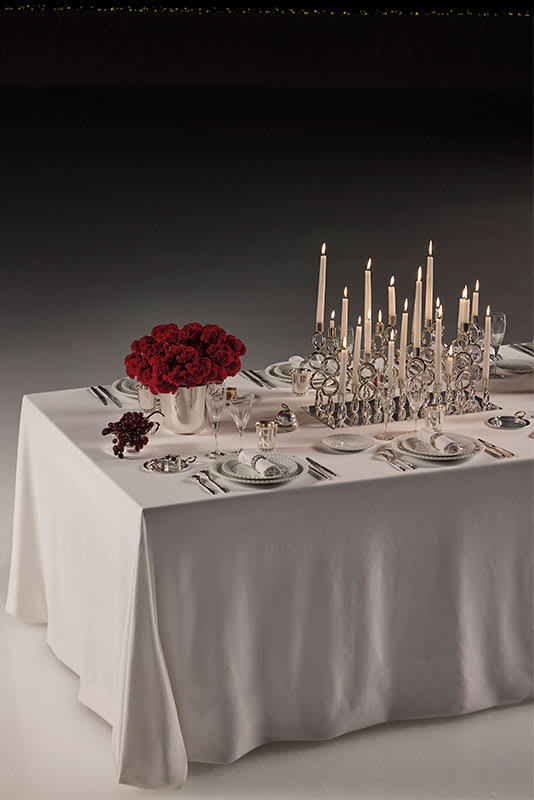 クリストフル christofleパール シルバーコーティング テーブル クリスマス テーブル